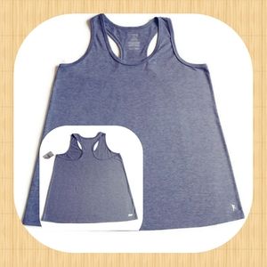 Danskin Now, Racerback Athletic Top XXL, Grey